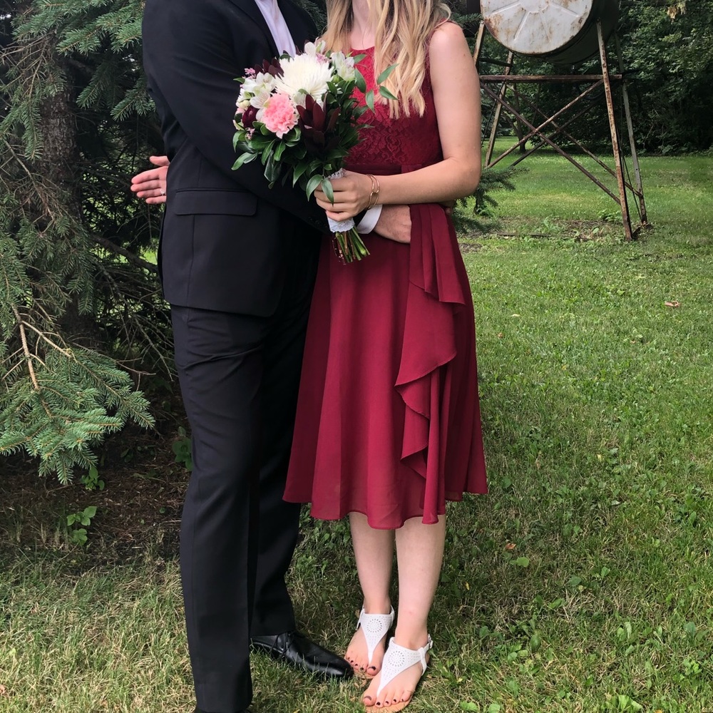 Maroon dress